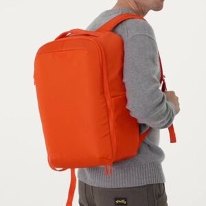 BÉIS The Pro Travel Backpack Flame Orange Padded 16" Laptop Bag NWT